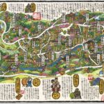 黒川温泉絵地図